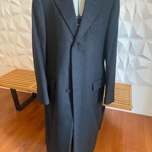 Ermenegildo Zegna Charcoal 100% Cashmere Jacket